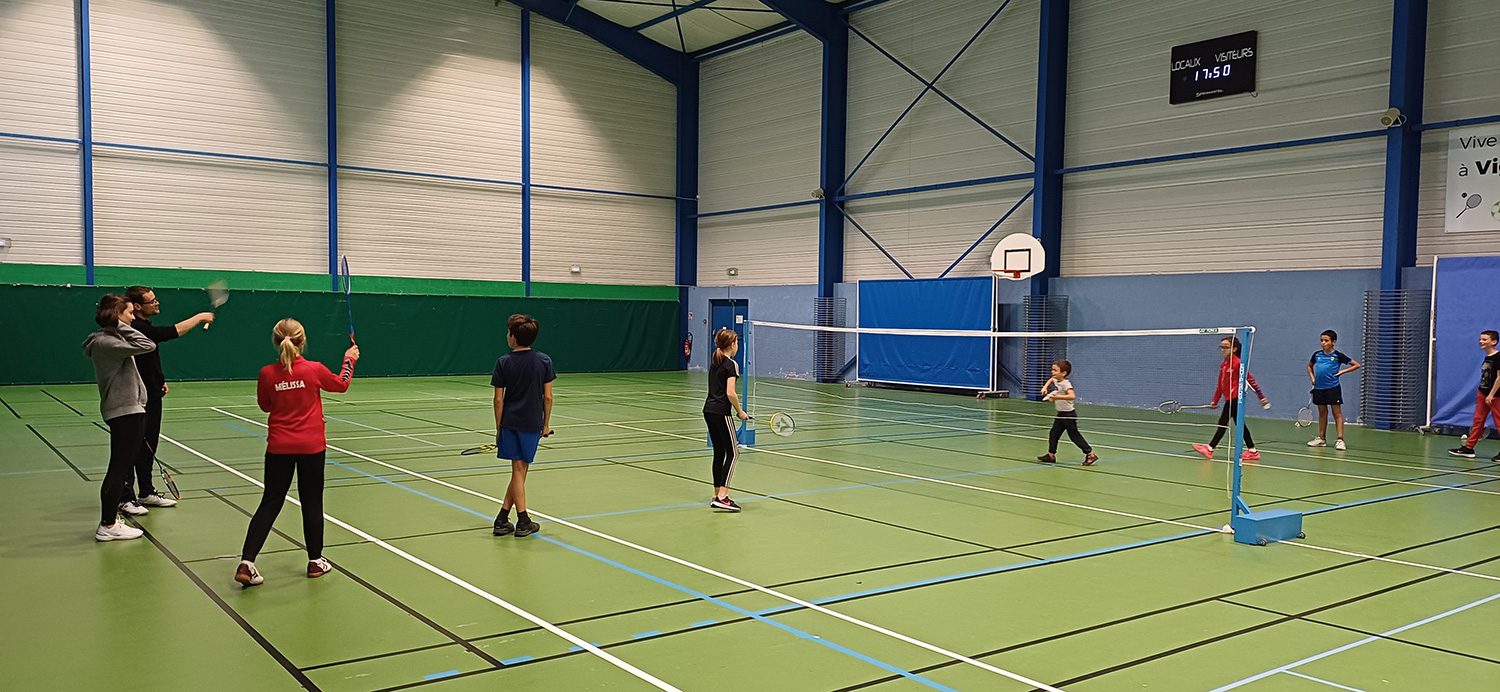 Retour en images sur le stage jeunes Badminton du 28 au 29 octobre 2024